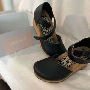 Papillio Black Strap Sandals